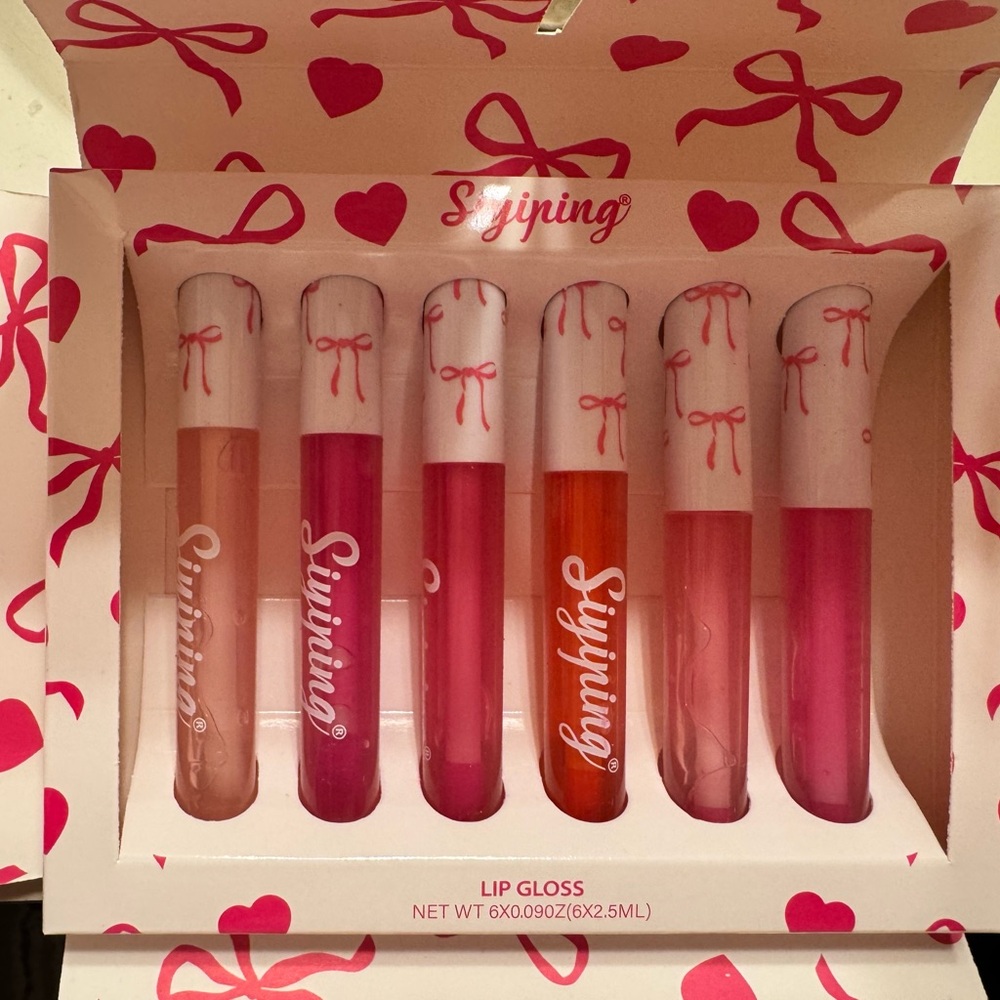 Ping Lip Gloss Set - Nude, Pink, Red, Orange